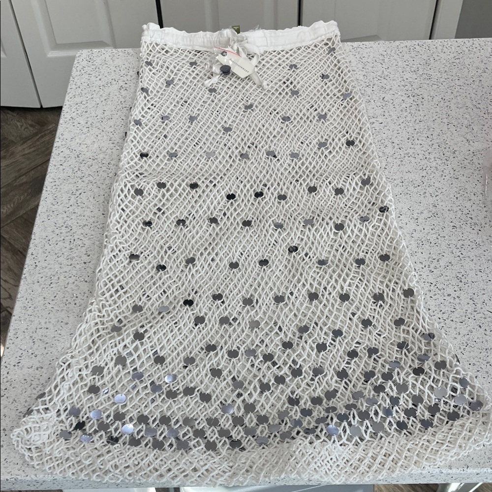 NWT Anthropologie Celandine Mesh Skirt - Picture 4 of 7